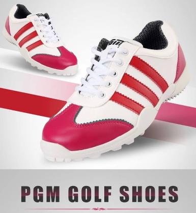 รองเท้ากอล์ฟ PGM XZ029 ขาวแดง