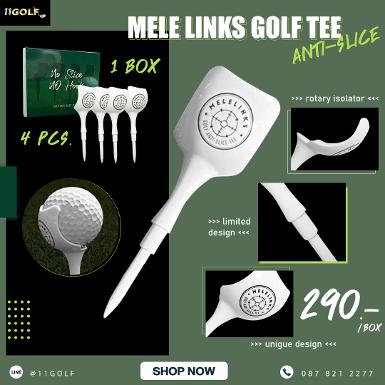 รหัสสินค้า TEE11 ไม้กอล์ฟพรีเมี่ยม!!! ราคาถูกที่สุดในประเทศไทย!!! MELE LINKS Golf Anti-Slice พลาส